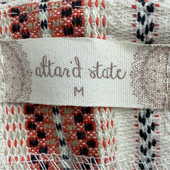 Alter’d State size Medium Women’s Multicolored Striped Shorts - Picture 4 of 5